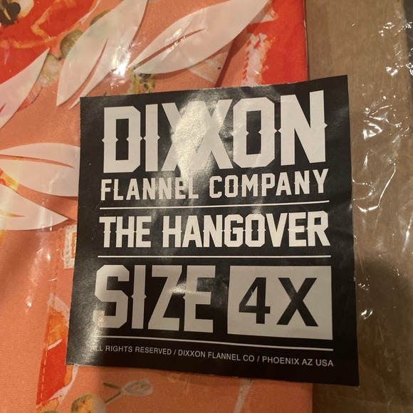Dixxon Flannel Co Men's  4X The Hangover Party Shirt‎ - Picture 1 of 3